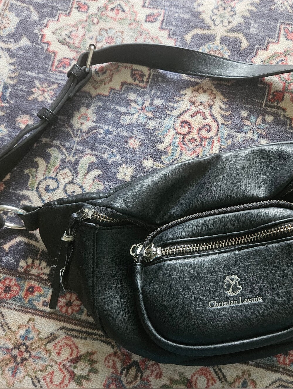Authentic Christian Lacroix Black fanny pack